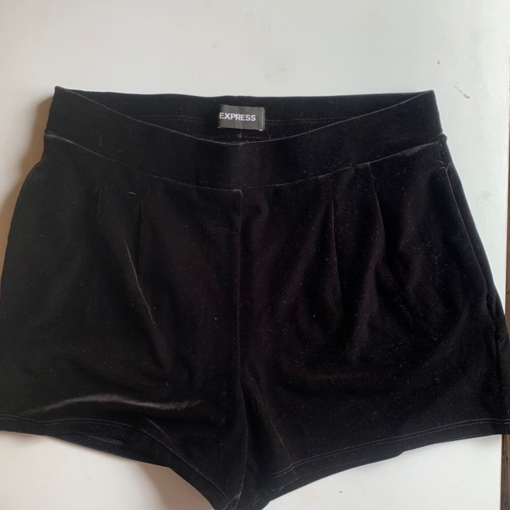 Velour shorts